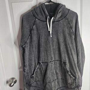 Forever 21 Charcoal Hoodie Sweater